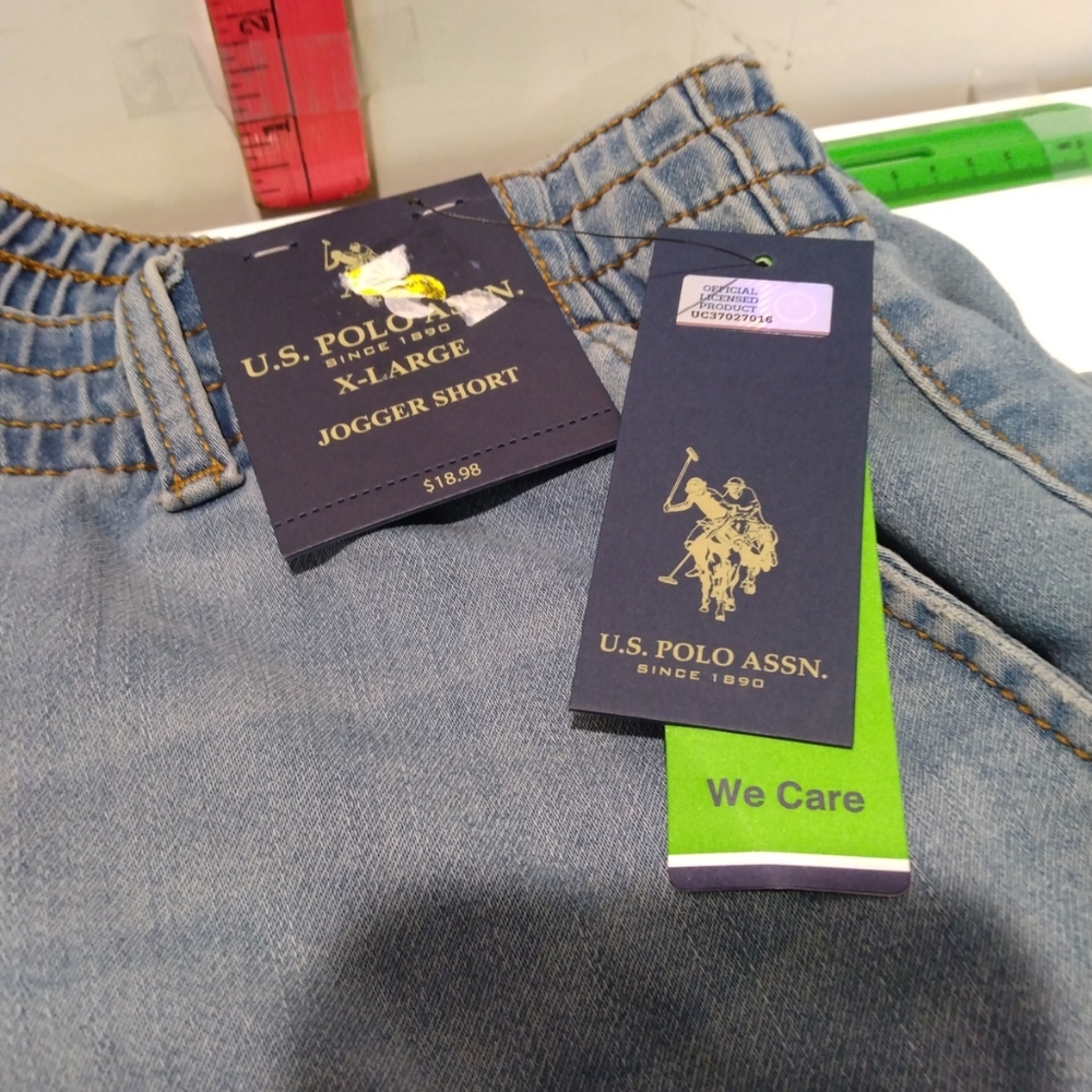 US Polo Assn denim shorts